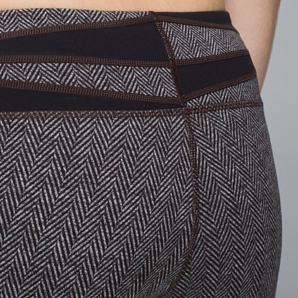 Lululemon Wunder Under Pant Giant Herringbone 26" Inseam Size 8 - Picture 2 of 8